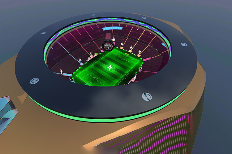 Timekeeper of the Metaverse: Swiss Luxury Watchmaker reveals Hublot loves football stadium